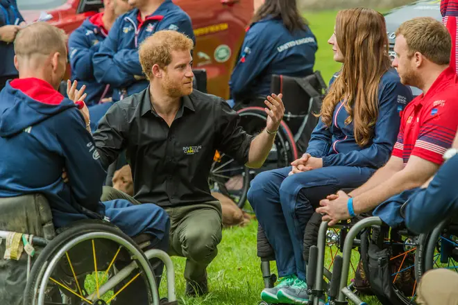 Harry at the Invictus Games in 2017.