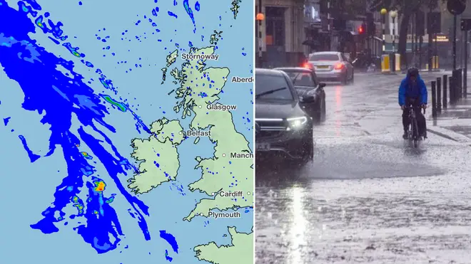 Parts of the UK could flood in the next few days