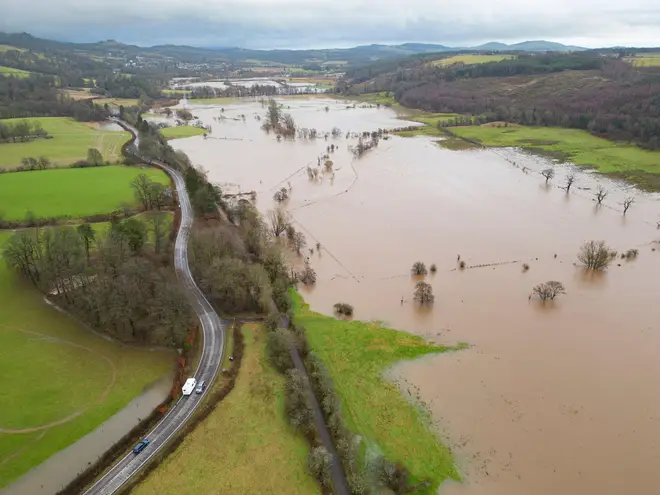 Parts of the UK could be set to flood (file image from 2022)