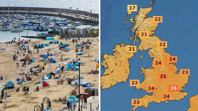 A mini-heatwave is on the way in the UK