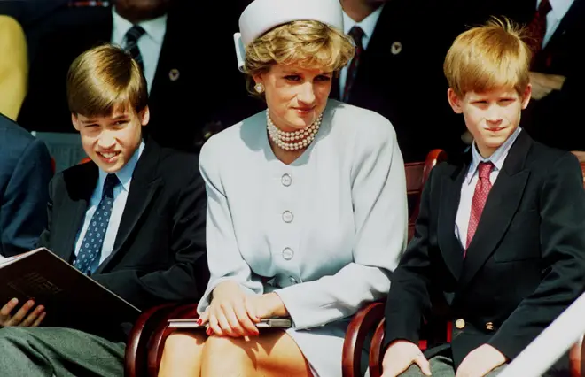 Diana with William and Charles