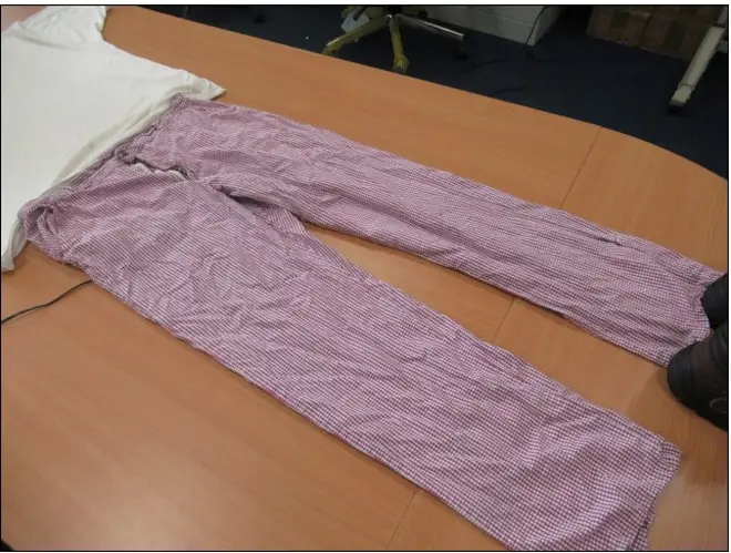 Police released this image of the clothes he would have been wearing