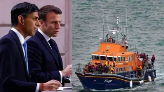 Rishi Sunak and Emmanuel Macron had struck up a £480 million to deal with migrants crossing the Channel