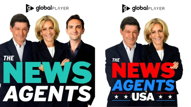 The News Agents podcast and their most recent The News Agents USA podcast