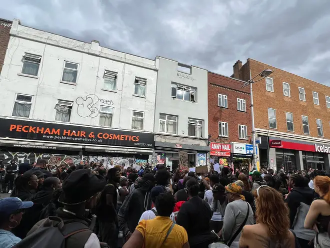 The Peckham protest