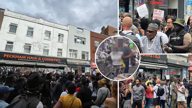 The Peckham protest