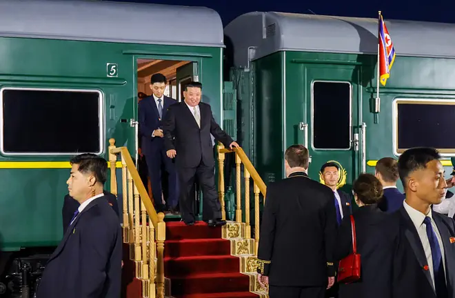 North Korean leader Kim Jon Un arrives in Russia ahead of a meeting with Vladimir Putin