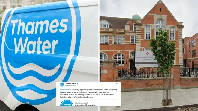 Schools have been forced to shut after 35 London postcodes were left without water