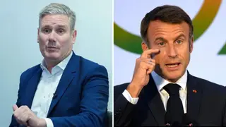 Keir Starmer is set to meet with Emmanuel Macron
