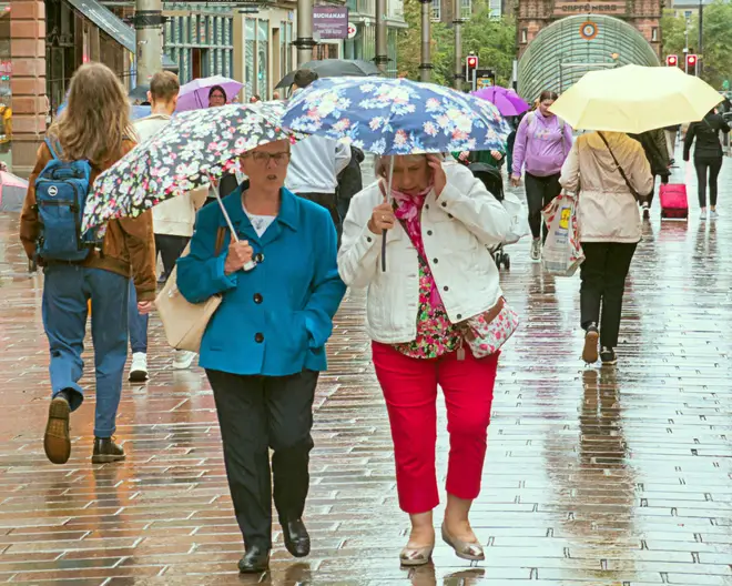 Rain is set to return to Britain after a series of sunny days