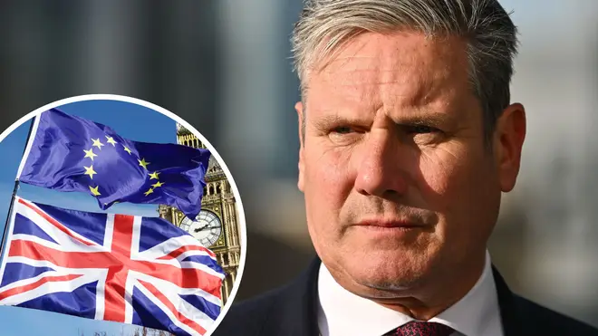 Keir Starmer has pledged to rewrite the UK's Brexit deal