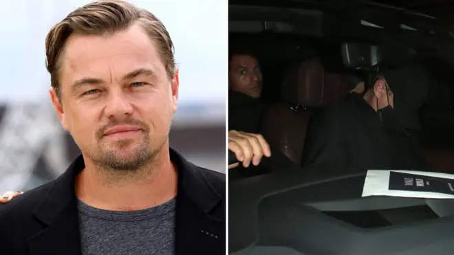 Leonardo DiCaprio has been spotted using a diplomatic car in London