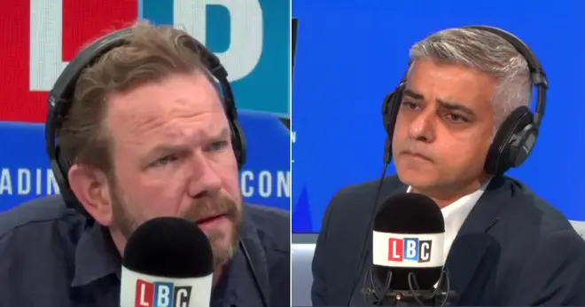 James O'Brien grilled Sadiq Khan about Labour's worst-ever polling