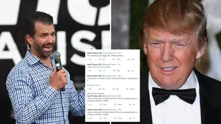 Donald Trump Jr suggested his father had died in a hacked tweet