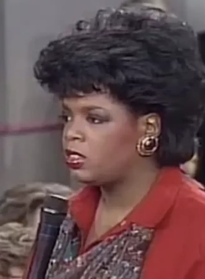 Oprah asking Cindy to 'show off her body' in 1986 interview.