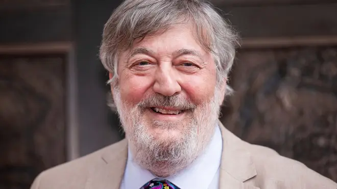 Stephen Fry was speaking at an AI festival