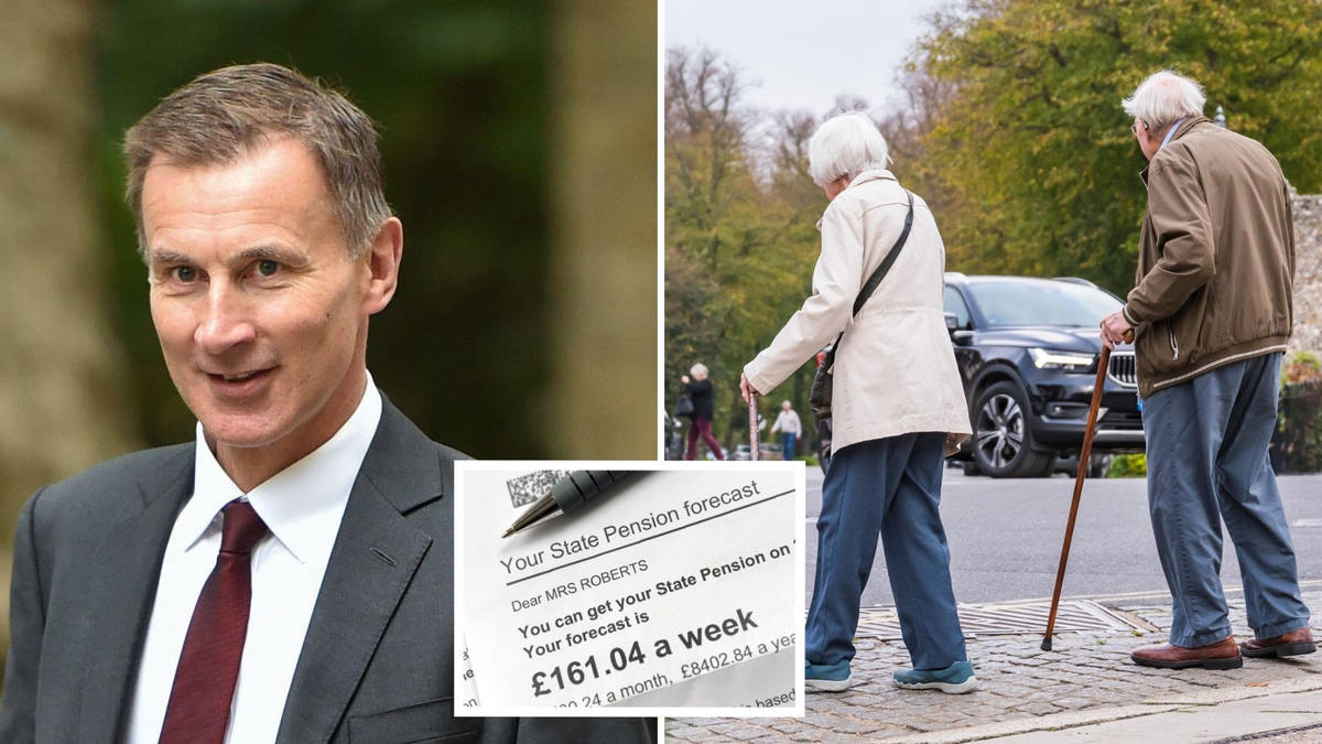 Jeremy Hunt refuses to guarantee the pensions triple lock will be in next Tory manifesto