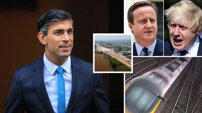 The prime minister has been urged not to scrap the HS2 second leg.