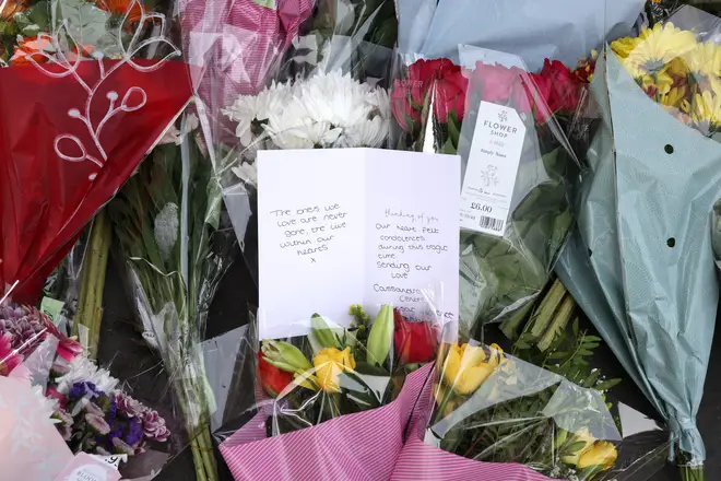 Tributes Are Left To Murdered Schoolgirl In Croydon