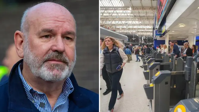 Mick Whelan has admitted the train drivers' strike is targeting the Conservative party conference