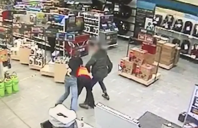 Marty Scott tackled the suspected shoplifters but his actions were against store policy