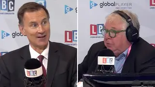 The Chancellor Jeremy Hunt was speaking to LBC's Nick Ferrari at Breakfast on LBC