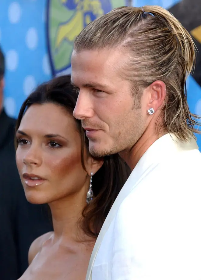 David and Victoria Beckham in Madrid