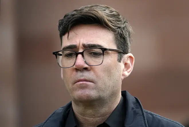 The Mayor of Manchester Andy Burnham