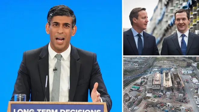 Rishi Sunak scrapped the HS2 extension in his speech at the Conservative Party Conference