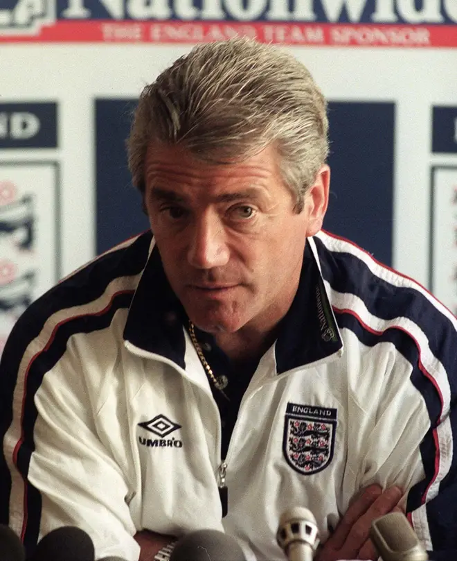 Kevin Keegan while England manager
