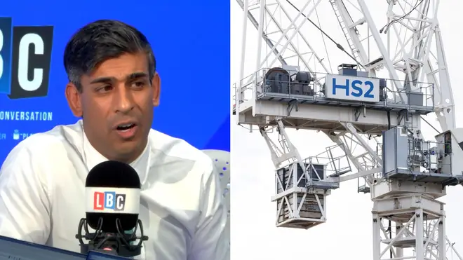 Rishi Sunak spoke to LBC's Tom Swarbrick