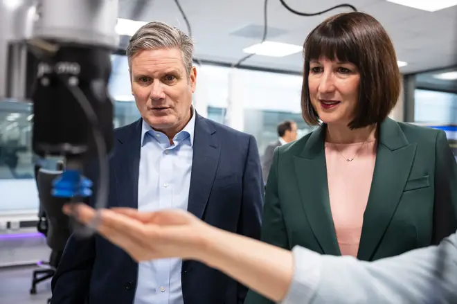 Rachel Reeves and Keir Starmer want to speed up decisions on national infrastructure projects to review "sluggish" UK economy