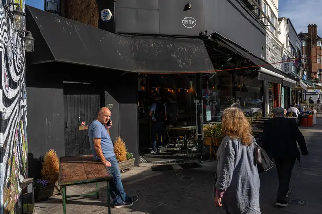 Popular Kosher restaurant Pita in Golders Green was vandalised overnight.