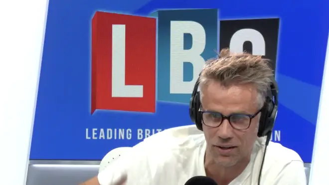 Richard Bacon in the LBC studio