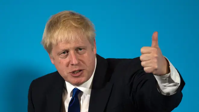 Conservative leadership contender Boris Johnson