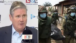 Sir Keir Starmer said Israel has the right 'to do everything that it can' in the current conflict