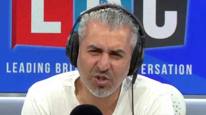 Maajid Nawaz in the LBC studio