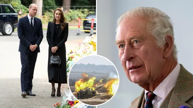 King Charles, Prince William and Kate have put out statements on Hamas' attack