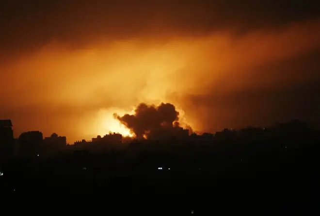 Israeli airstrikes continue on the sixth day in Gaza