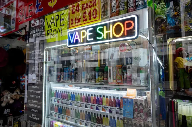The government has said many vapes are aimed at children
