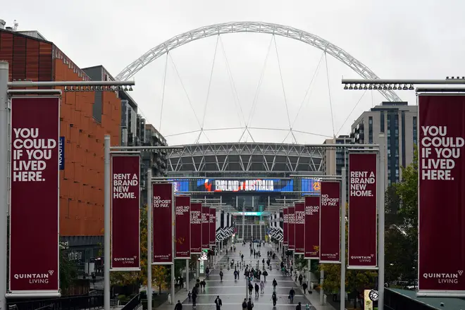 Wembley's arch will not be lit up in Israel's colours