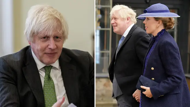 Boris Johnson and his wife Carrie