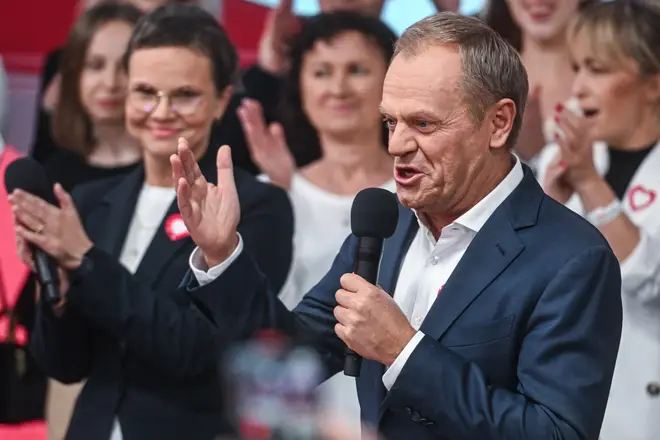 Donald Tusk has declared victory