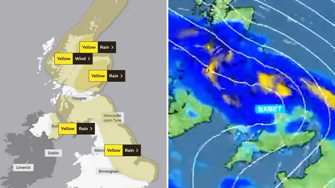 Storm Babet is expected to being extremely heavy rain and possible flooding