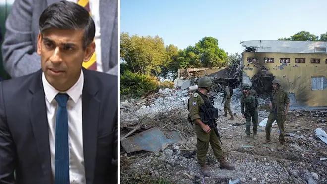 Rishi Sunak said six Brits are confirmed dead after Hamas's massacre