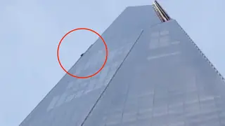 Man spotted climbing The Shard