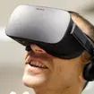A man wearing a virtual reality headset