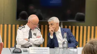 The Commissioner was speaking at an event with Mayor of London Sadiq Khan
