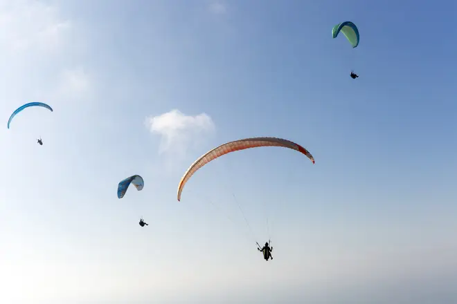 An Armthorpe resident believed the hobby parasailers were intentionally frightening locals.