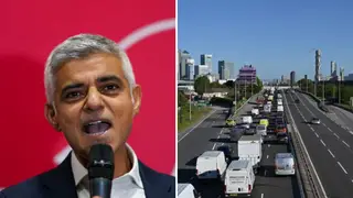 Sadiq Khan has hinted that drivers could be charged £5.25 to use the Blackwall Tunnel and Silvertown Tunnel